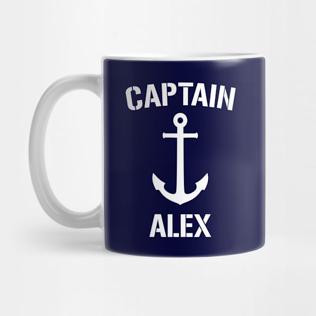 Nautical Captain Alex Personalized Boat Anchor by Rewstudio